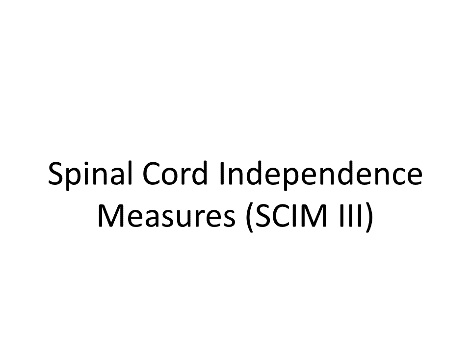 Rehabilitation Medicine Spinal Cord Injury Data Jefferson