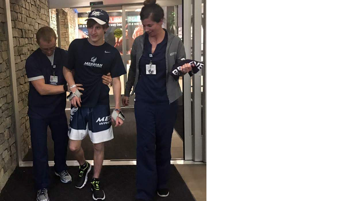 Friendship And Fitness Help College Student Rebound Following Spinal