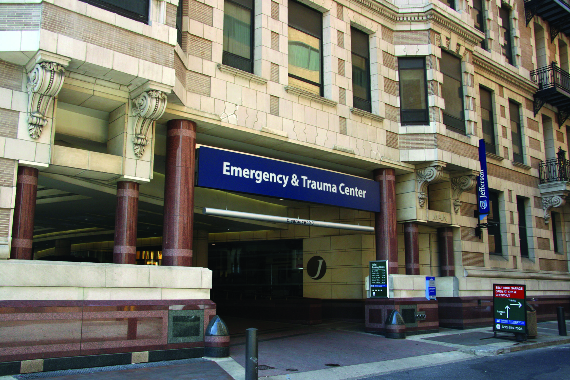 Emergency department at thomas jefferson university hospital main