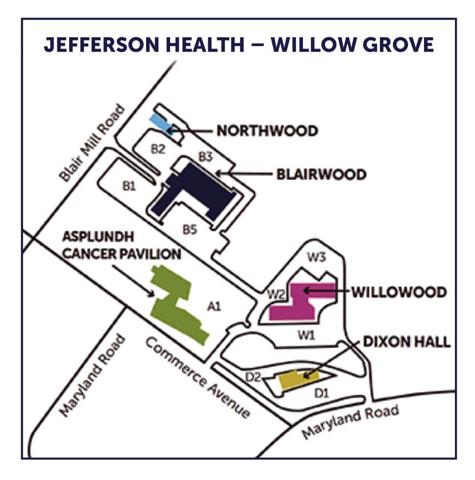 Jefferson Health Willow Grove Directions & Parking Jefferson Health