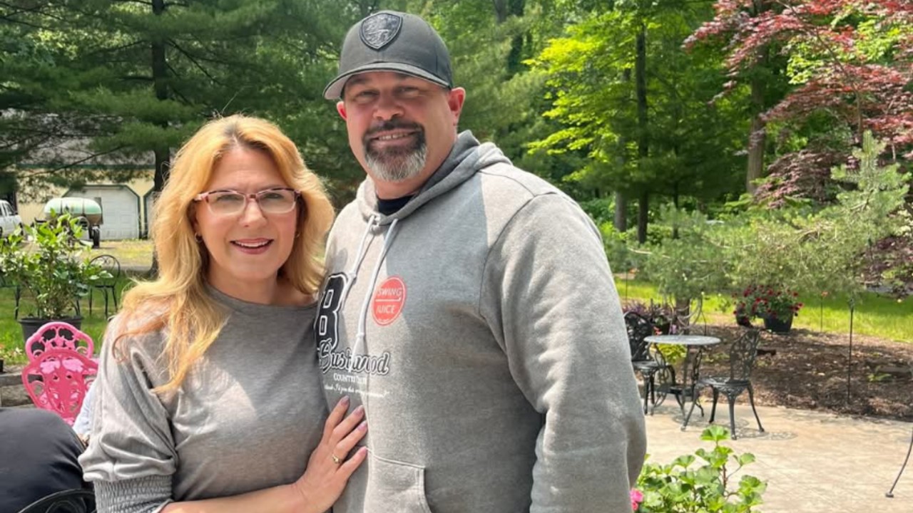 mike merritt with his wife
