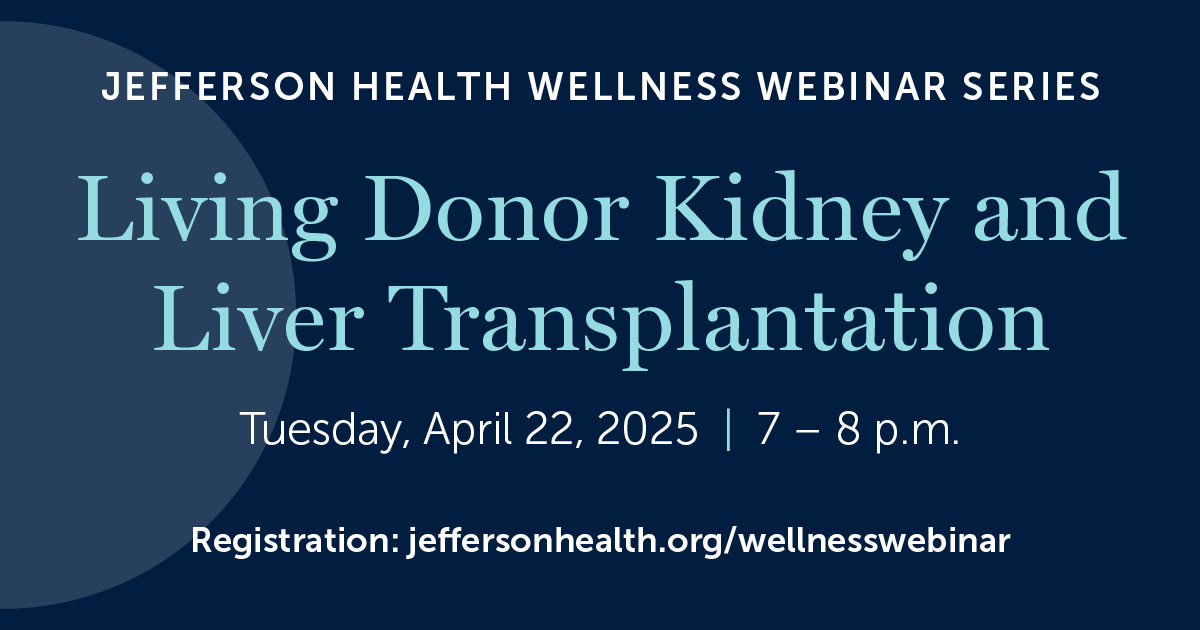 Kidney Transplant | Jefferson Health